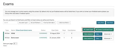 Comprehensive Exam Creation