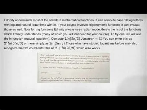 Compute standard mathematical functions