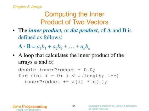Computing the Inner Product