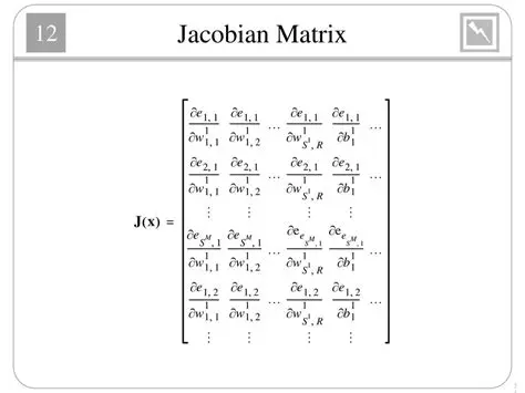 Computing the Jacobian Matrix