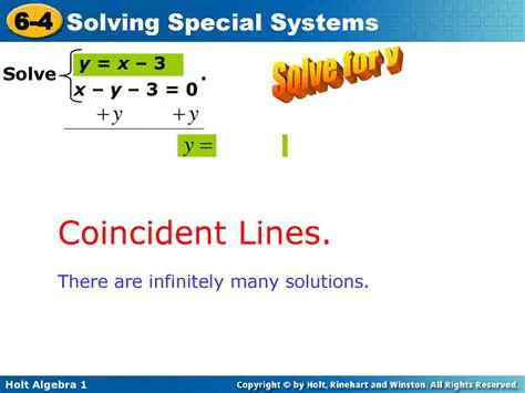 Conditions for Infinitely Many Solutions