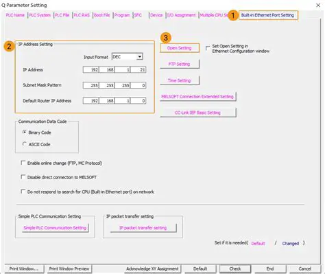 Configure Communication Port and Settings