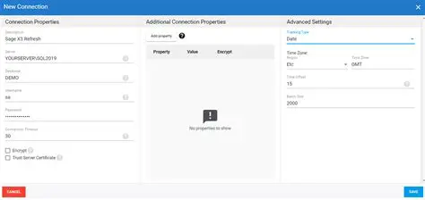 Configuring the Connections