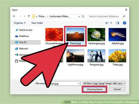 Configuring Your Favorite Image as Your Desktop Background