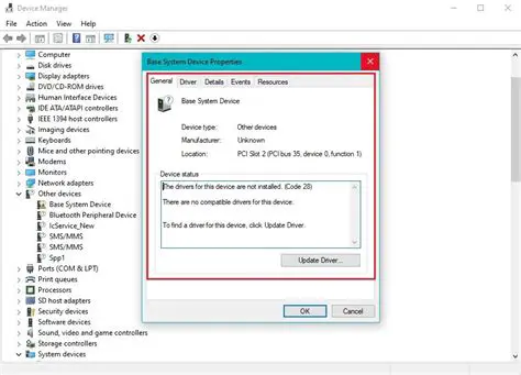Conflicting device drivers