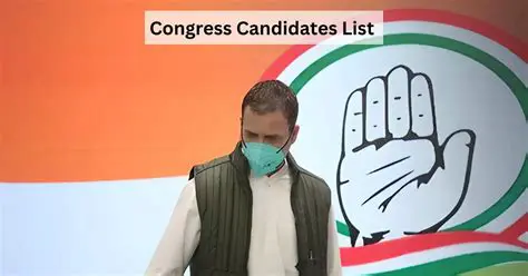 Unveiling the Congress Candidate List for 2025: A Comprehensive Guide