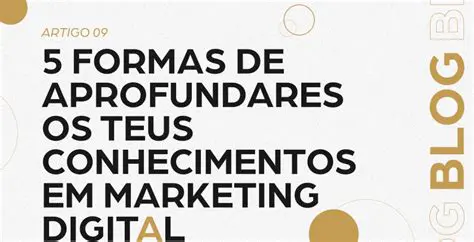 Conhecimentos em marketing