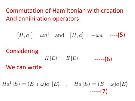 Conjugate Operators and the Hamiltonian