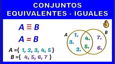 Conjuntos Equivalentes y Ajenos a la Vez