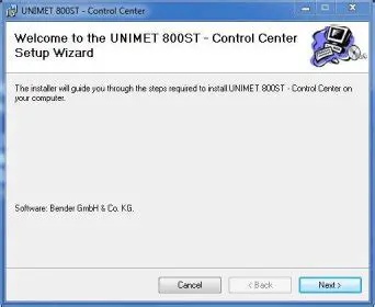 Connect the UNIMET 800ST to the PC