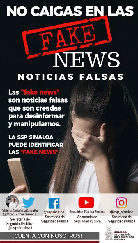Consecuencias de las noticias falsas o incorrectas