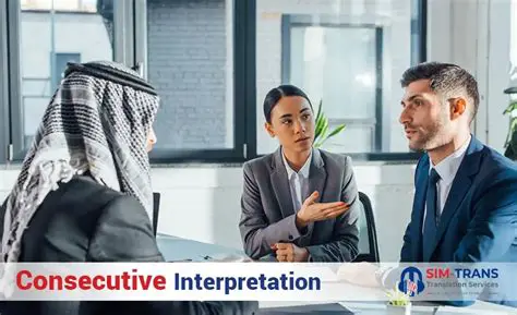 Consecutive interpretation