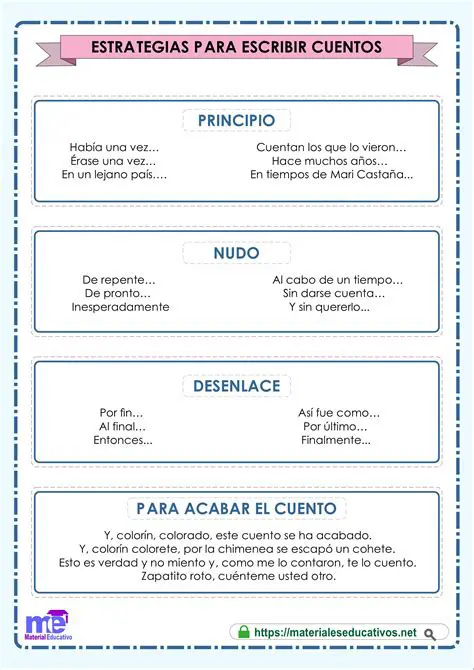 Consejos para escribir un cuento