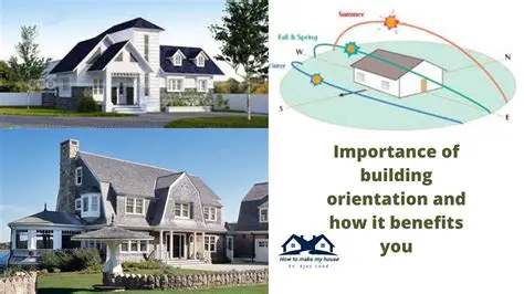 Consider building orientation