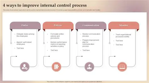 Continuously Improve Internal Control