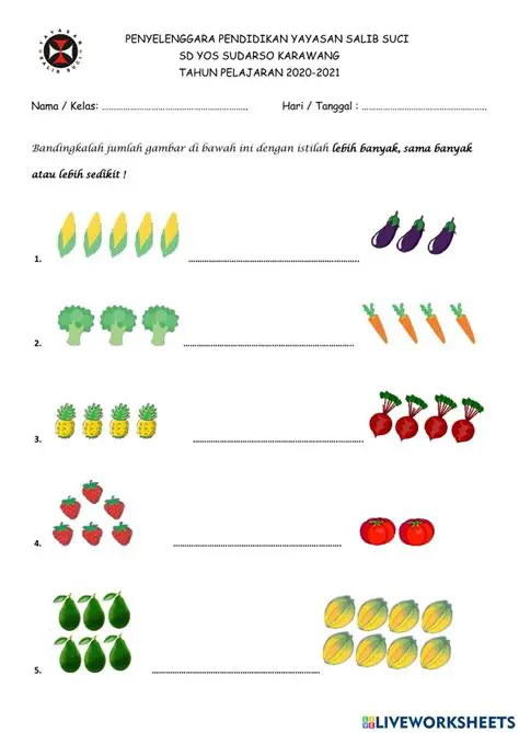 Contoh Bilangan Asli yang Lebih dari 3 dan Kurang atau Sama dengan 15