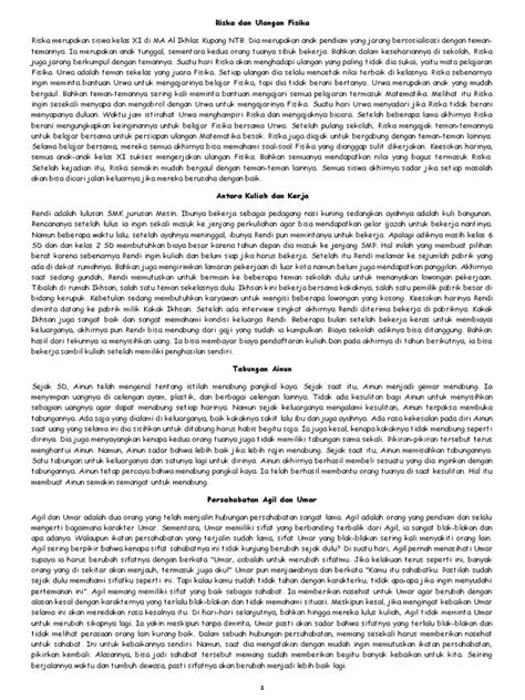 Contoh Gipsi yang Tepat dalam Menulis Cerita Inspiratif