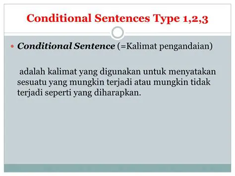 Contoh Kalimat Pengandaian