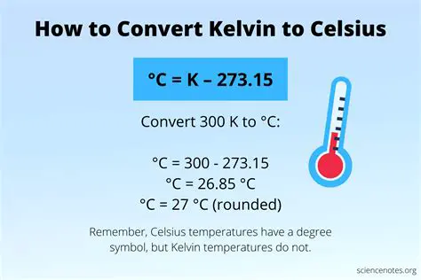 Conversion from Kelvin to Celsius