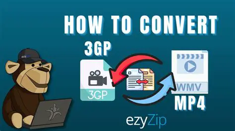 Conversion of 3GP files to various formats