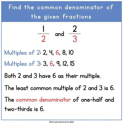 Convert each fraction to have the common denominator