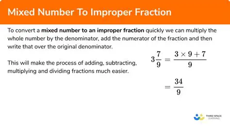 Convert the mixed number to an improper fraction