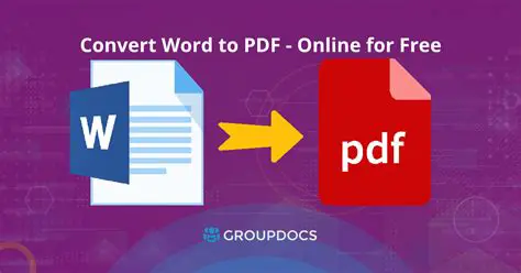 Converting Documents to PDF