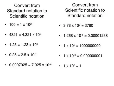 Converting from Standard Form to Scientific Notation