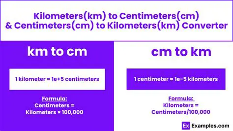 Converting Kilometers to Centimeters