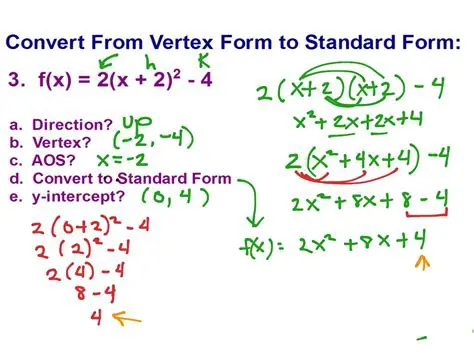 Converting Quadratic Equations to Standard Form