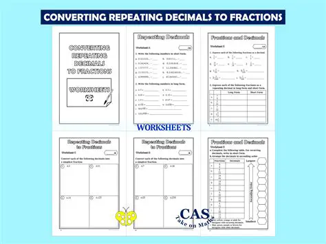 Converting Repeating Decimals to Fractional Form