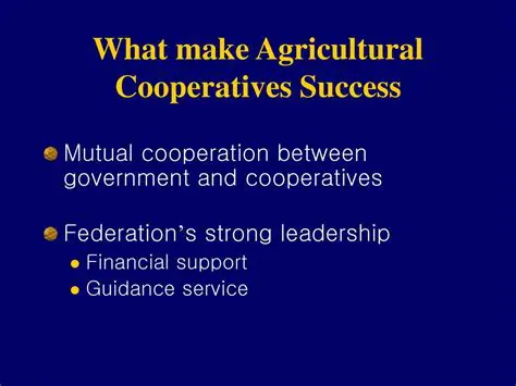 Cooperation between Government and Farmers