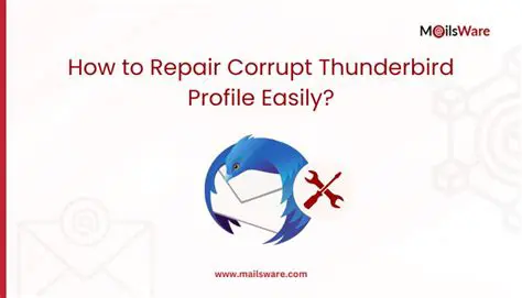 Corrupted Thunderbird profile