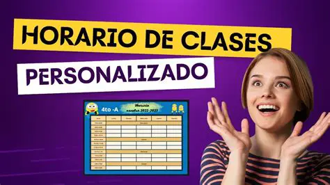 Crear un Horario para las Vacaciones