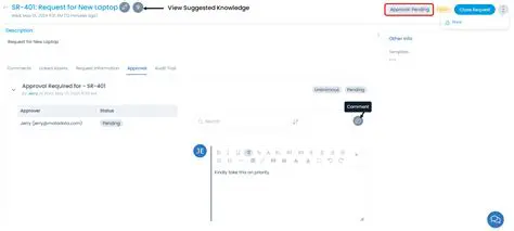 Create and manage requests