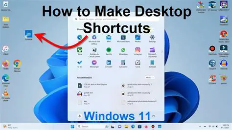 Create shortcuts and links
