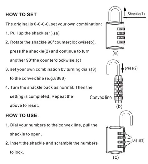 Creating a Combination Lock Number