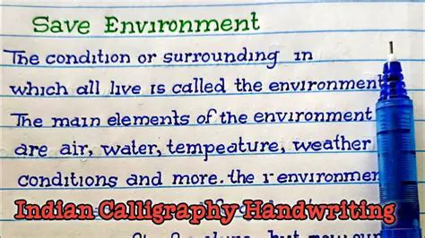 Creating a Handwriting Environment