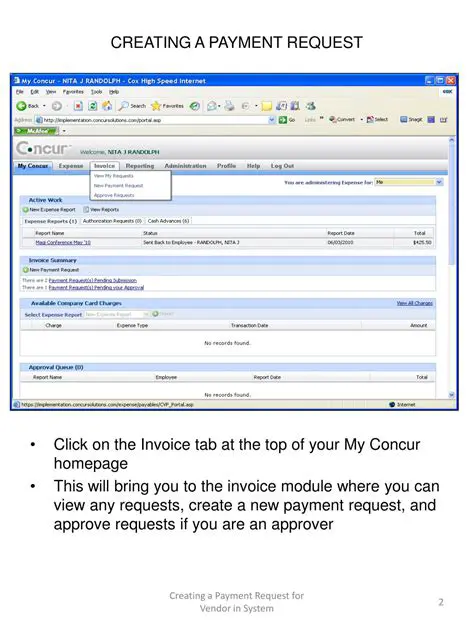 Creating a Payment Request