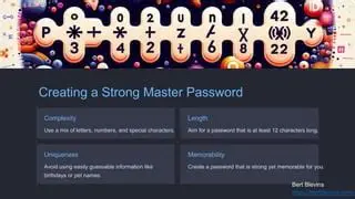 Creating a Strong Master Password