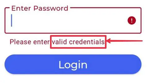 Creating a User with Invalid Credentials