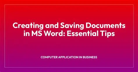 Creating and saving XML documents