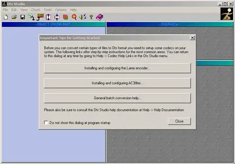 Creating Ots Media Files with Ots Studio