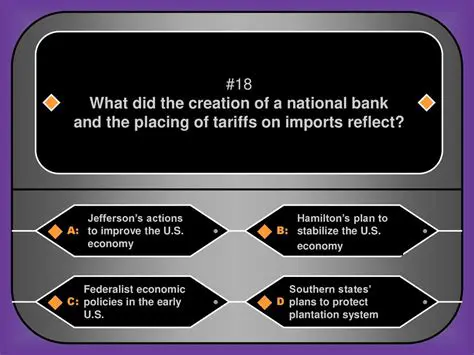 Creation of a National Bank