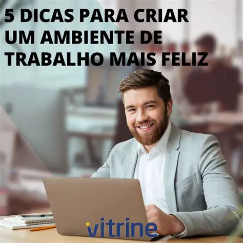 Crie um ambiente de trabalho mais alegre