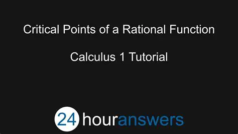 Critical Points of Rational Functions
