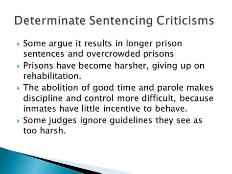 Criticisms of Harsh Sentences