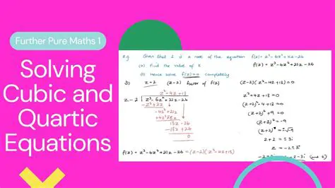 Cubic and Quartic Expressions