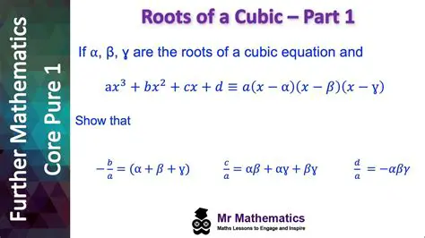 Cubic Functions and Their Roots