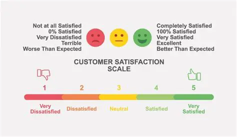 Customer satisfaction ratings